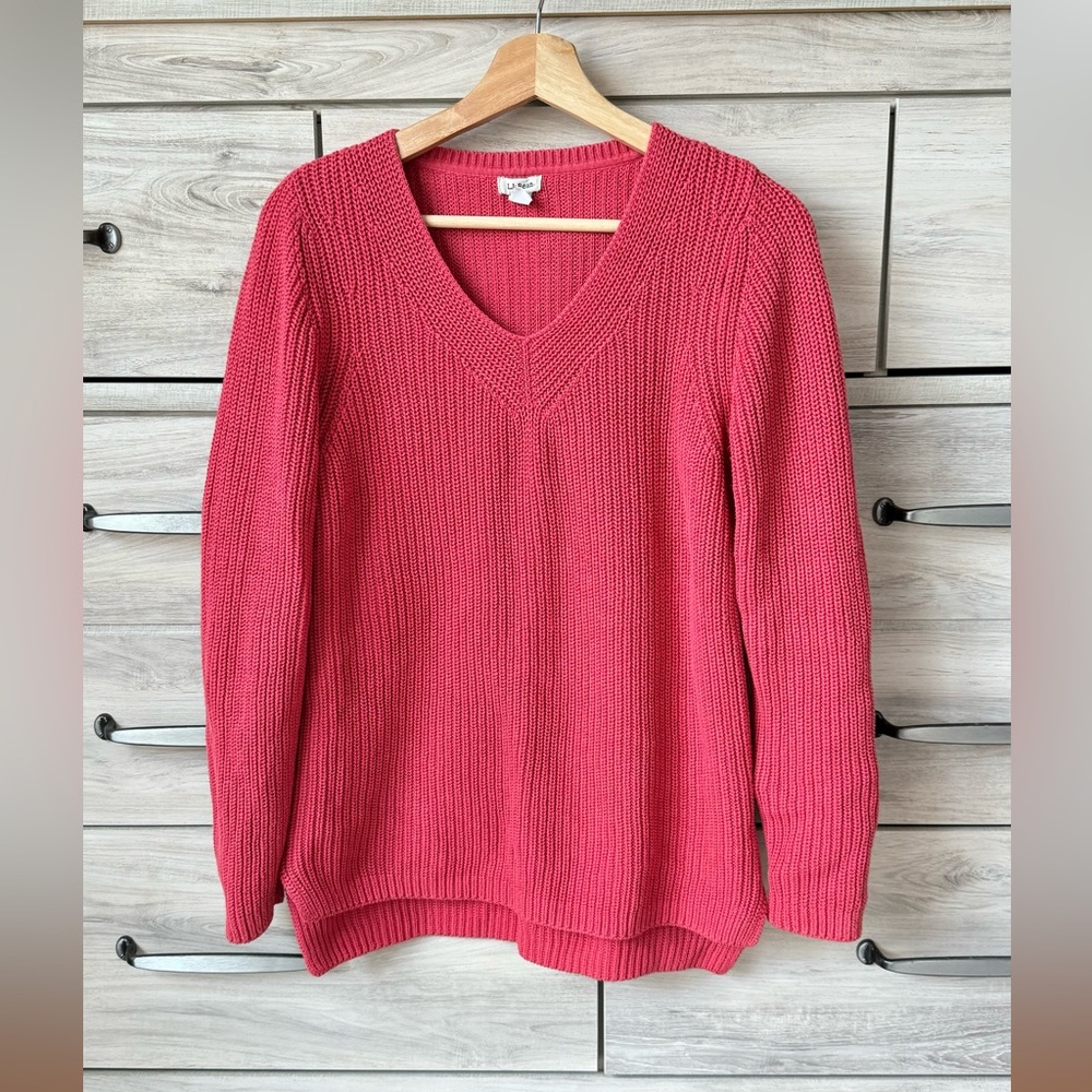 L.L. Bean %100 cotton cable kit sweater size S